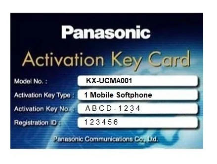 لایسنس داخلی موبایل سانترال پاناسونیک مدل UCMA001