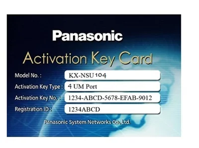 لایسنس صندوق صوتی سانترال پاناسونیک مدل NSU104