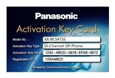 لایسنس SIP سانترال پاناسونیک مدل NCS4716