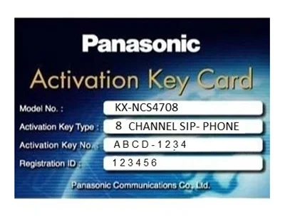 لایسنس داخلی SIP سانترال پاناسونیک مدل NCS4708