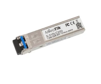 ماژول فیبر نوری SFP سینگل مود میکروتیک 1.25G SM