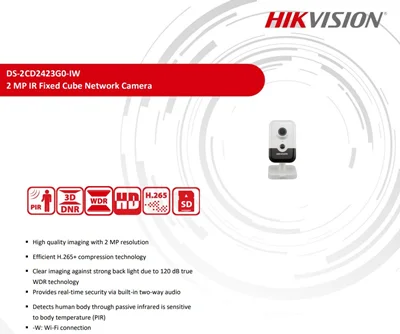 دوربین مدار بسته هایک ویژن مدل DS-2CD2423G0-IW